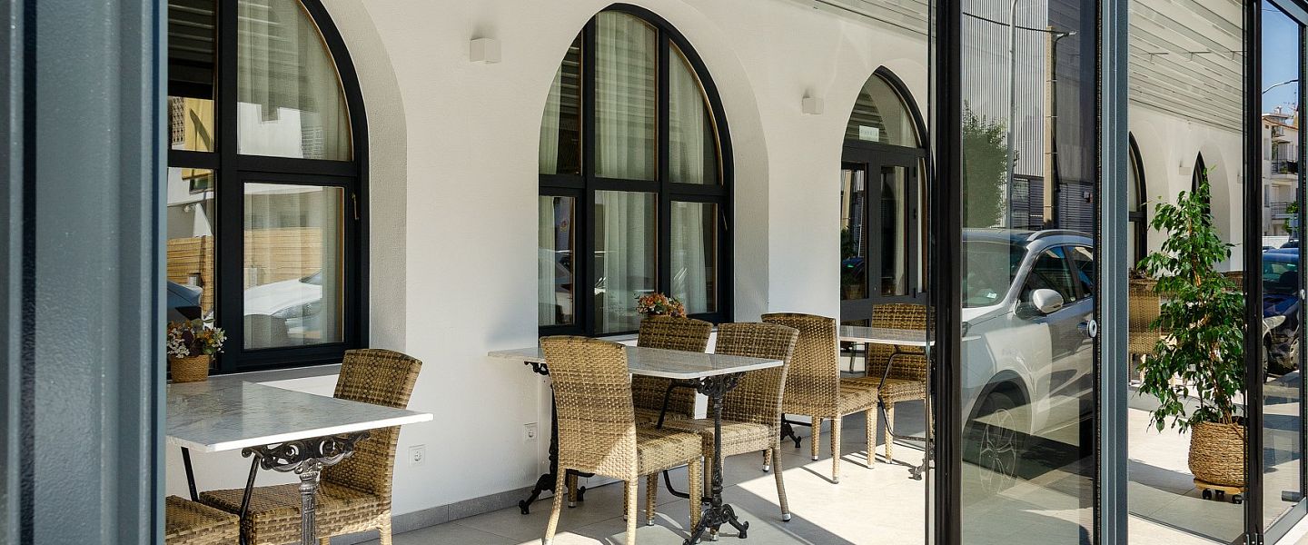 Una terraza tranquila para disfrutar al aire libre