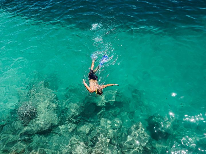 Snorkel en aguas protegidas